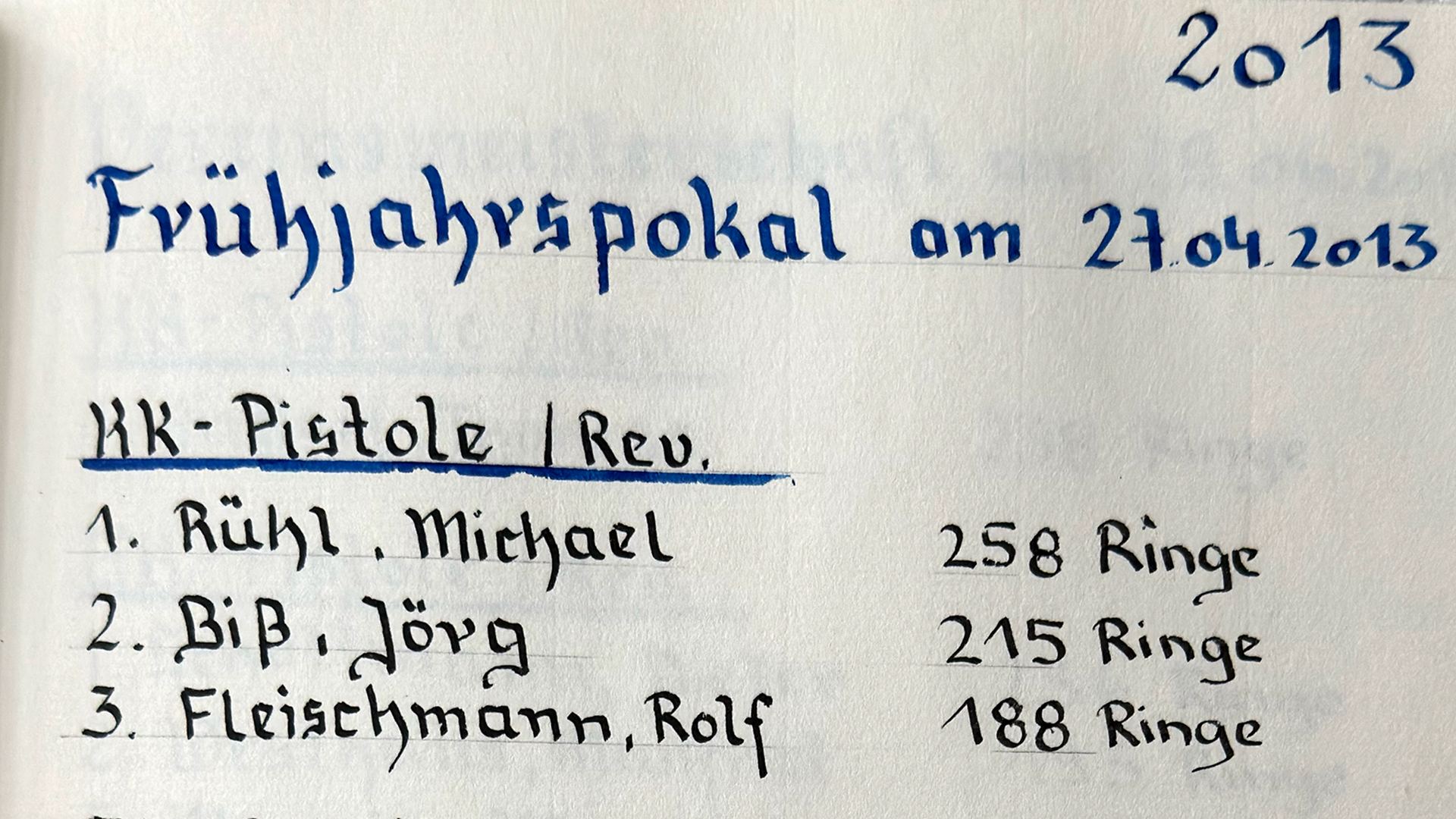 Frühjahrspokal 2013