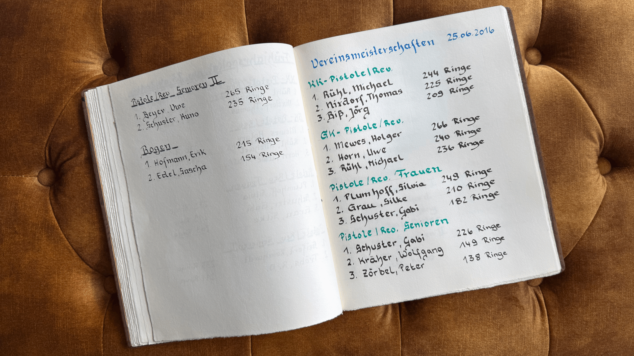 Vereinsmeisterschaft 2016